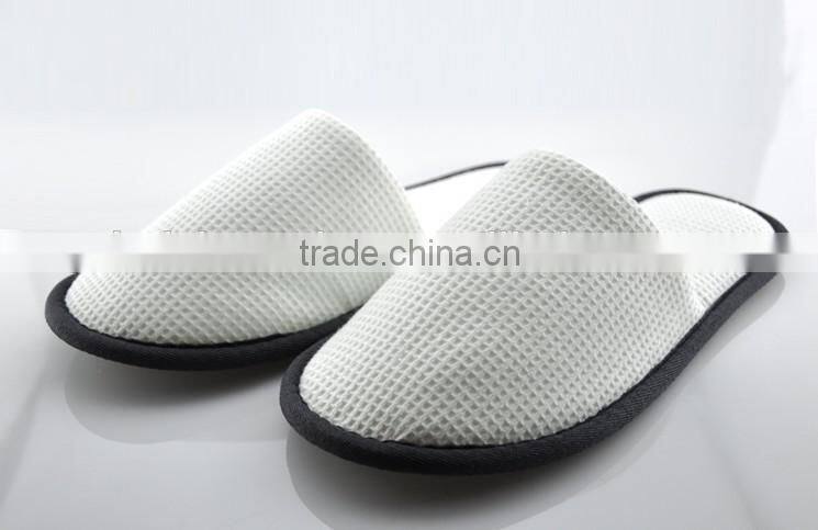 Luxury quality cotton spa slippers/cotton waffle slippers/disposable spa slippers