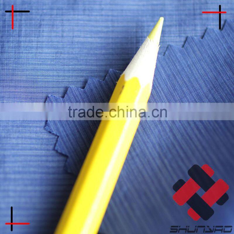 polyester nylon blended ultralight ripstop melange fabric for Down jacket