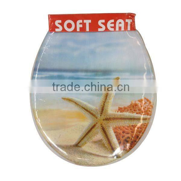 european Size High Quality coconut Printing toilet seat cover