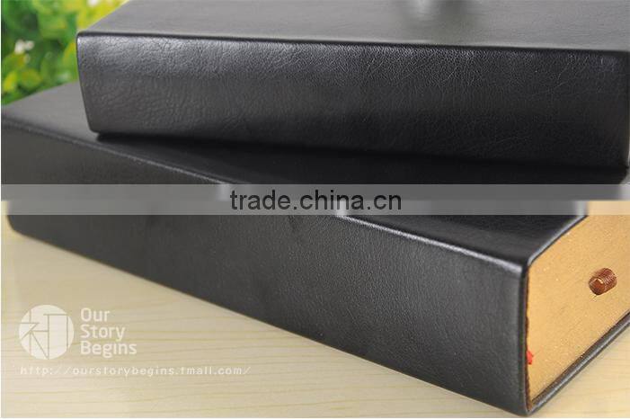 Imitation Leather Thick Notebook With dark color