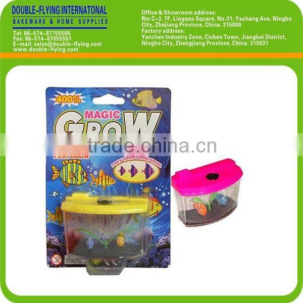 Growing Fish Tank Toy Inventory, Toy Fish Tank, Mini Aquarium, Closeout, Surplus Toys