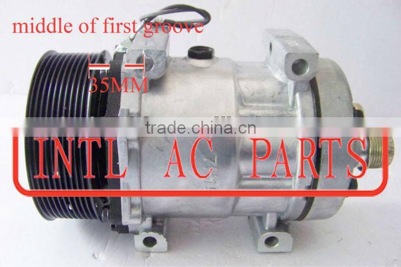SD7H15 709 PV10 pulley ac compressor SANDEN 7H15 709 Auto a/c compressor SANDEN709 7H15 BRAND NEW