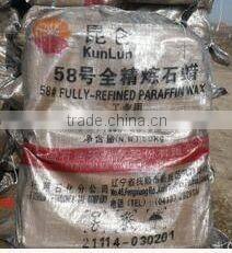 Petro China supply fully refined paraffin wax jk0601-58#