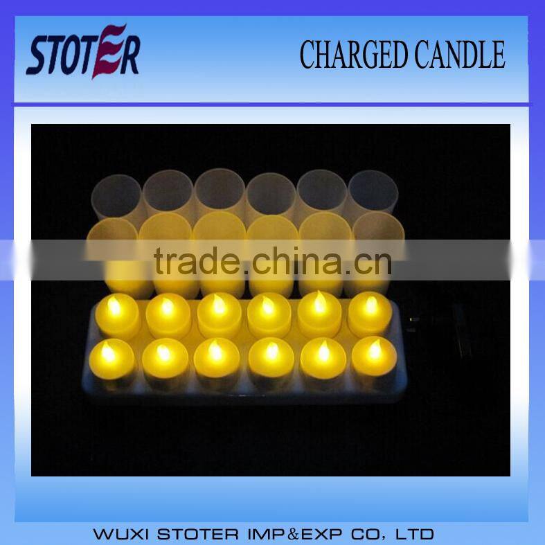 Christmas charging led candle for decoration