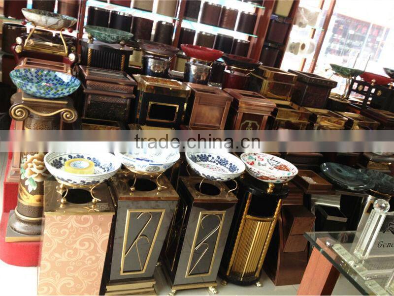 Outdoor Metal Wire Trash Bin/Garden Large Dustbin Type/Industrial Rubbish Bin