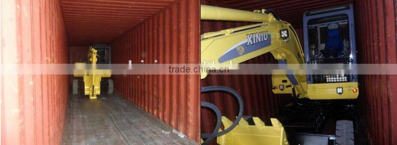 High quality&China Cheap 8 ton 0.25 m3 wheel excavator,crawler excavator with Yanmar1 engine