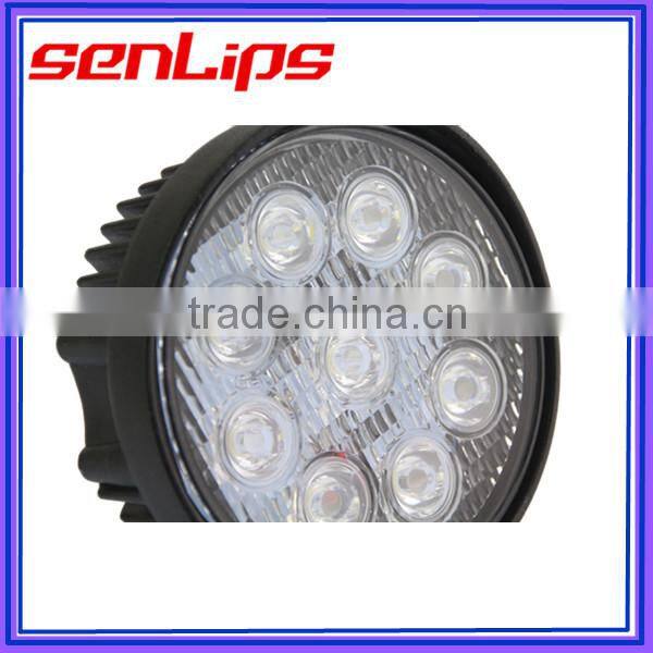 27W 2640LM Circular EPISTAR LED WORK LIGHT IP 67 for off road/ SUV/TRUCK/ATV