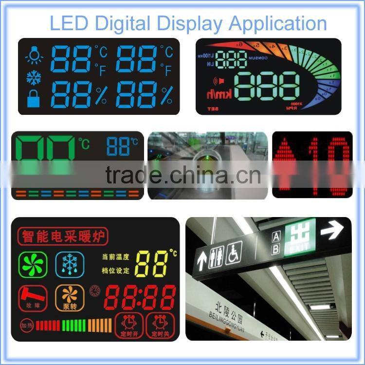 China factory price led 7 segment display rgb for advertising showing