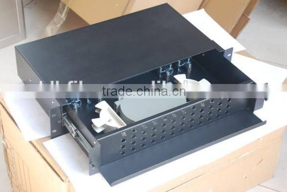 High performance 1u/2u/3u 96 port fiber optic patch panel
