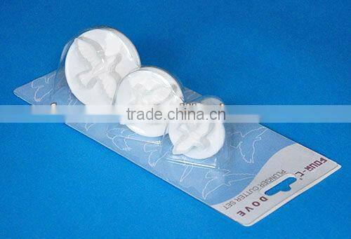 Large bird shape cake decorating plunger cutters, sugarcraft plunger cutters
