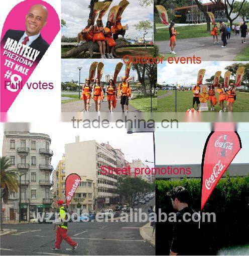 Hot Selling Cheap Backpack Flag Banner For Sale