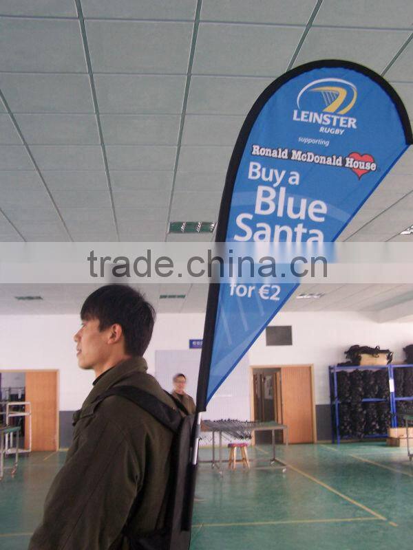 High Quality Wisezone Advertising Display Flame Flag