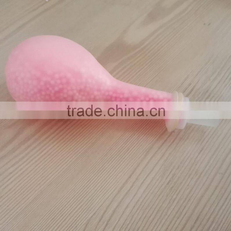 transparent latex balloon with foam /confetti