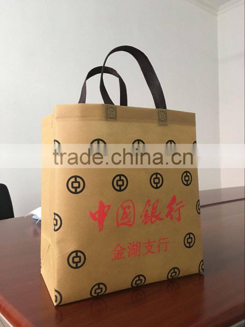 Hot sale beautiful nonwoven handbag for gift and colourful printing
