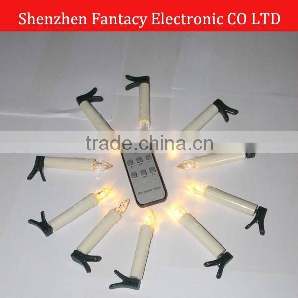 XMAS remote controlled Rechargeable Led Candle