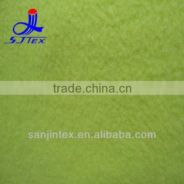 polyester fabric with fleece used for jacket outdoor fabric