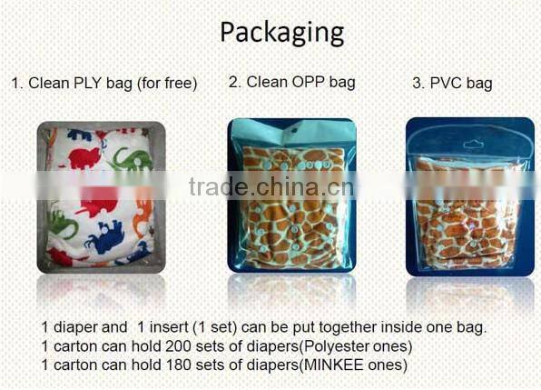 2016 popular bamboo velour diaper with different colors