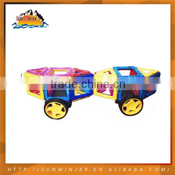 198Pcs Magnetic Blocks Plastic Interlocking Toy For Kids