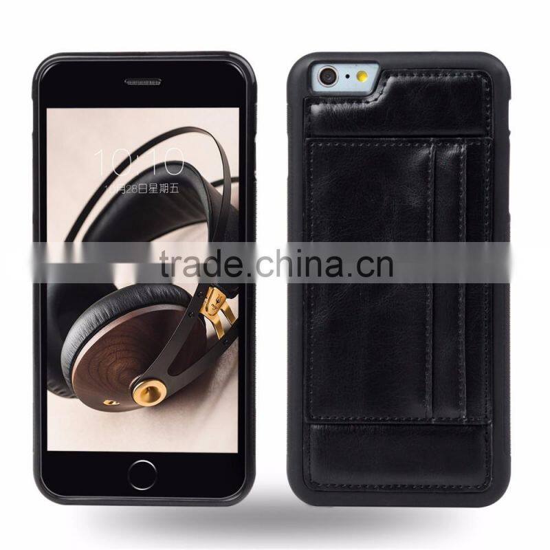 Top quality Retro big discount Leather cell Phone Case For iphone 6s , popular for markets