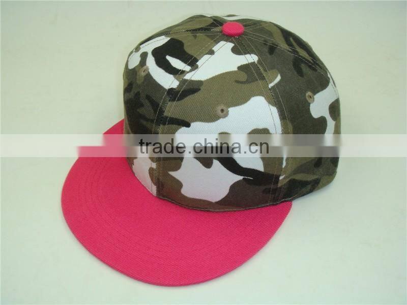 Advanced equipments made customized embrodiery cheap black flat visor cap hat