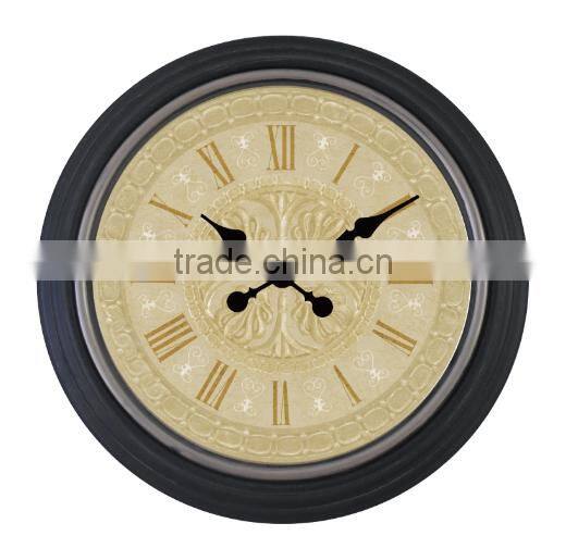 Retro vintage plastic large 20 inch wall clock