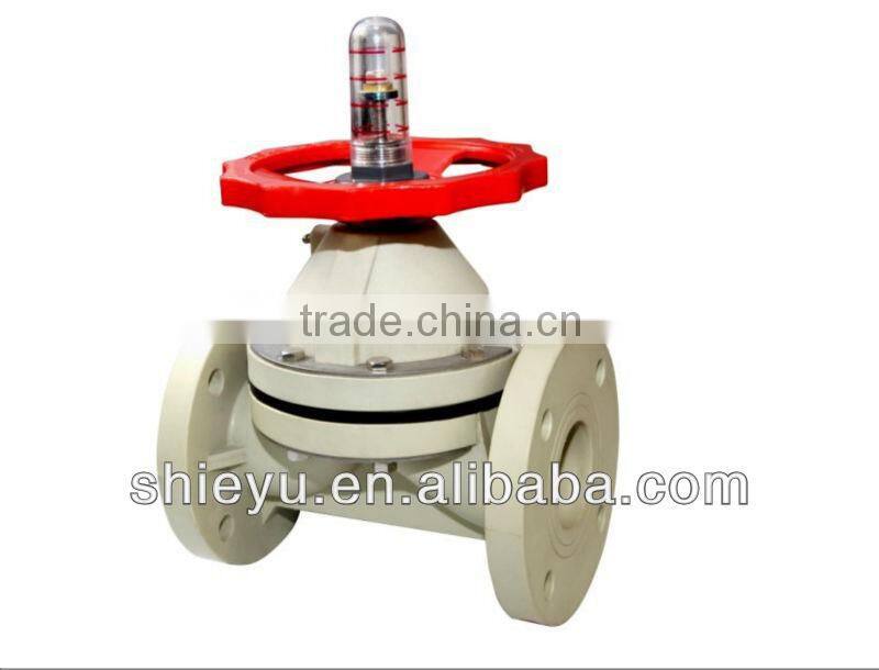 8" upvc diaphragm valve pneumatic actuator