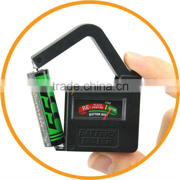 New AA/AAA/C/D/18650/9V/1.5V Universal Button Cell Battery Volt Tester Black from dailyetech
