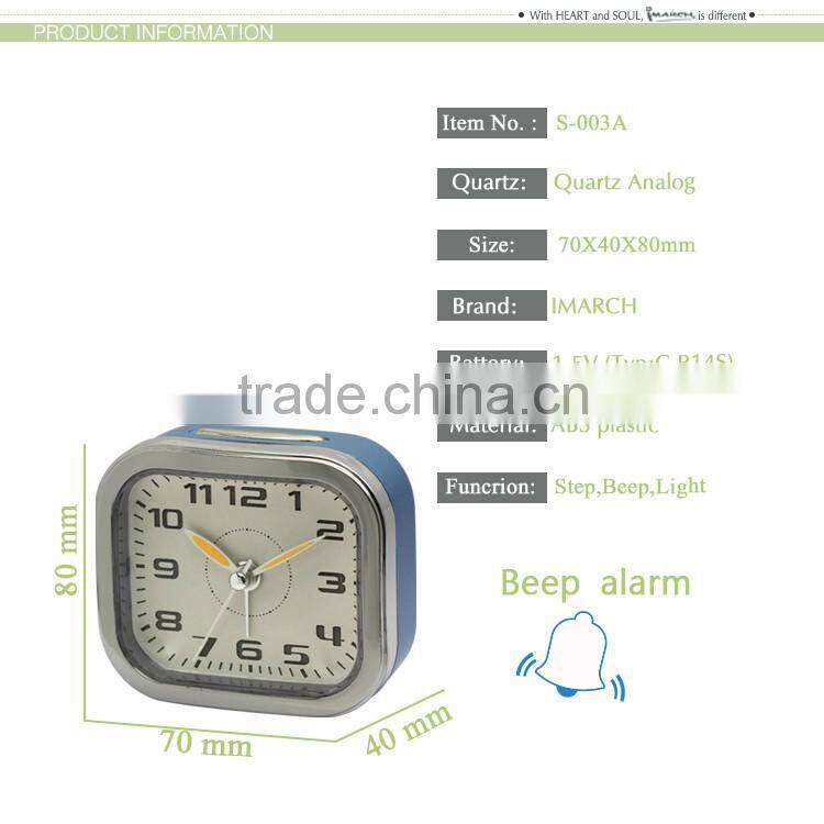 S-003A pretty table alarm clock / beep alarm clock