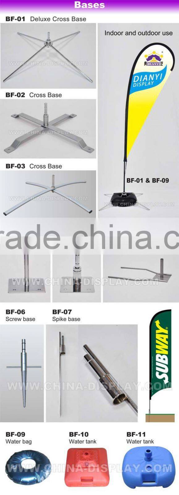 Expo Advertising Double Sided Full Color Flag Banner