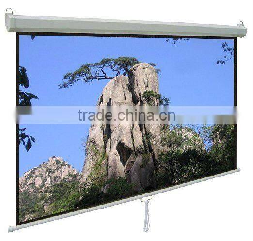 manual wall self lock screen factory