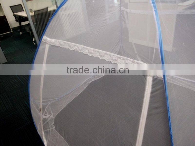 Pop up folding mosquito net