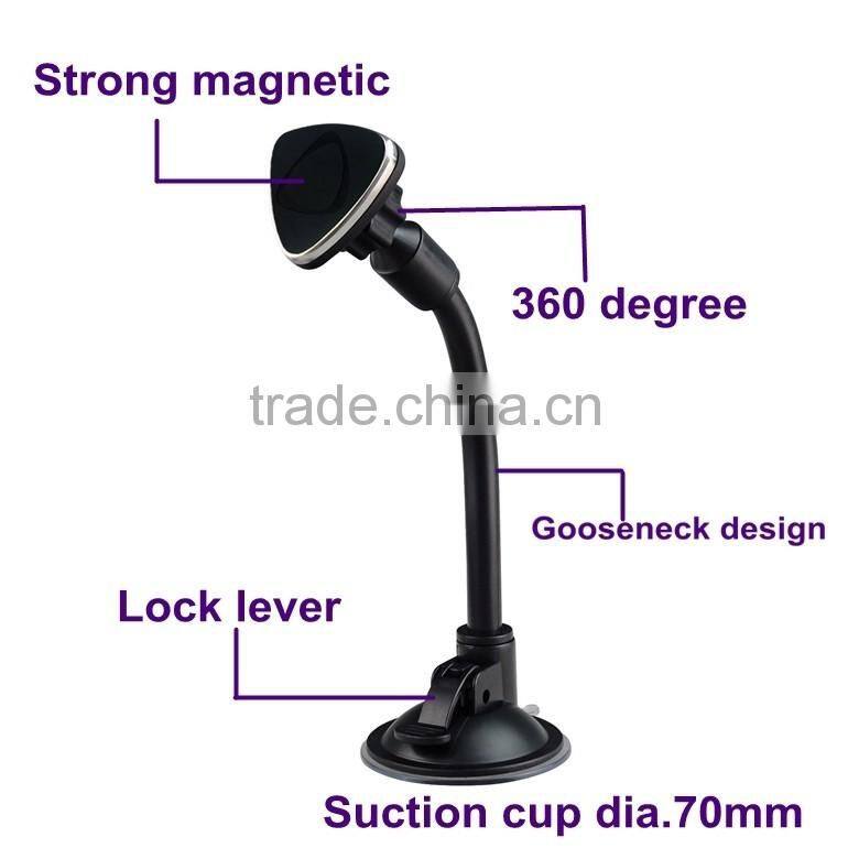 Best Selling Flexible Gooseneck magnetic car phone holder for universal cell phone