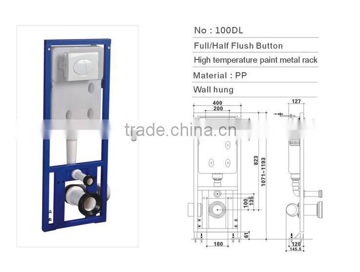 Toilet Concealed Cistern D100DL