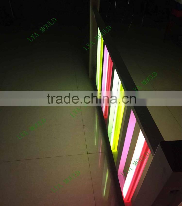 LED Strip light traffic caution guardrail
