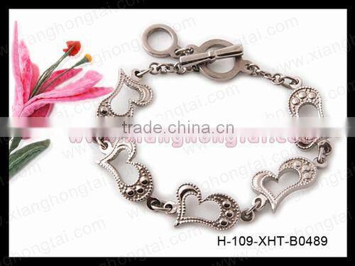 Plain gold filled stainless steel bangles bracelets jewelry from Chinese wholesaler