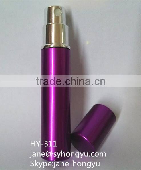 Small size perfume bottles with aluminum spray Pump from China for sale