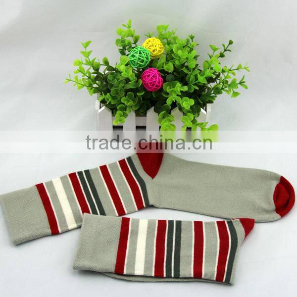 GSM-157 bulk sell custom design bamboo socks with stripe lines