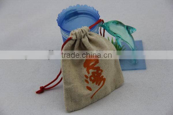 High quality best sell linen favor bags