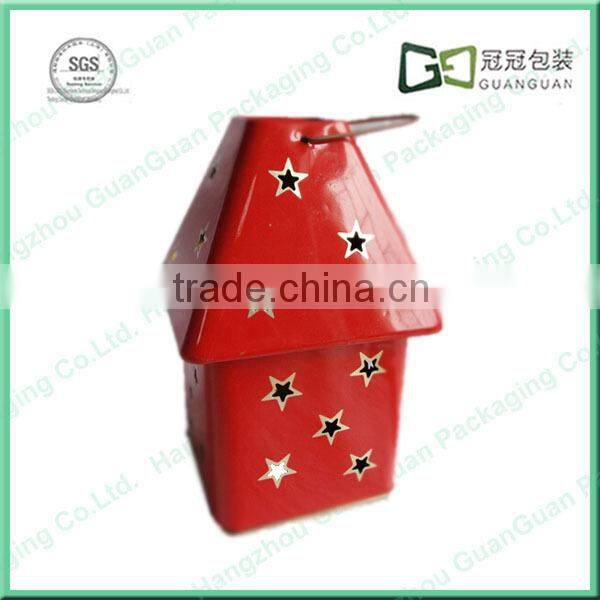 Mushroom Shaped Irregular Pretty Tin Boxes For Gift