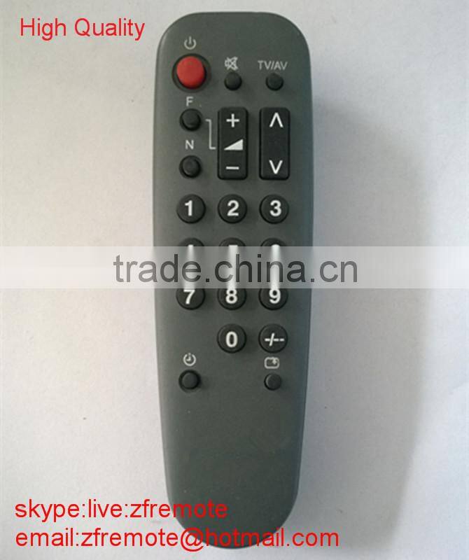 High Quality Gray 22 Keys TV/AV Remote Control for Panasonic lcd TV in T Shape with 2 AA Batteries ZF Factory Cheap price