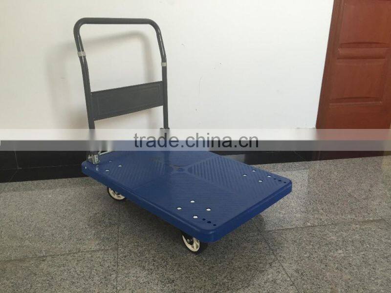 Qingdao load capacity 100kg Heavy Duty foldable platform hand truck