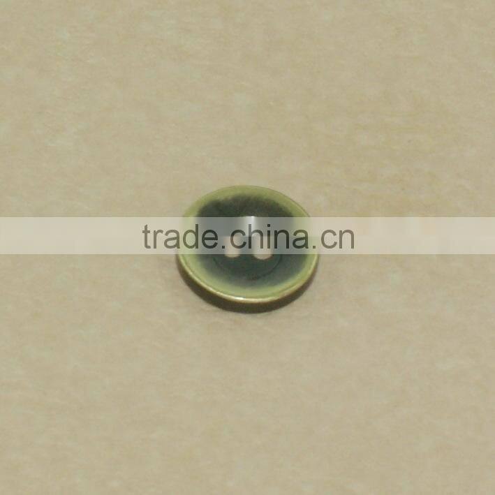 metal short sleeve v neck t shirt with button