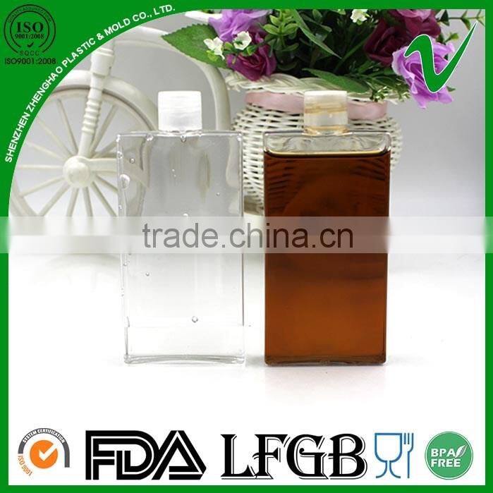 Hot sale food grade clear small plastic wine bottles