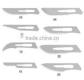 disposable sterile carbon steel surgical blade
