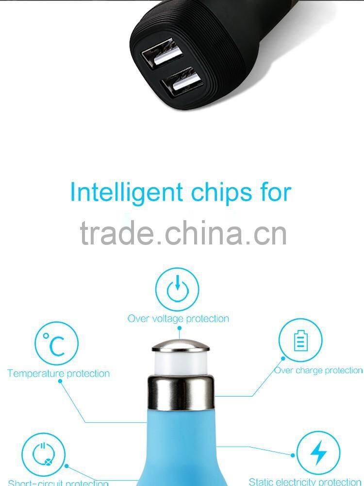 Remax 2 usb car charger for all types mobile phone