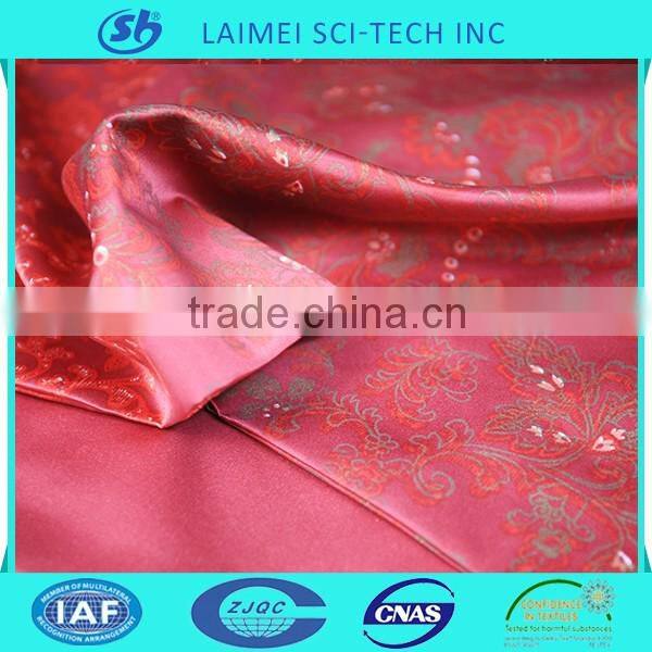 China products 100% polyester disperse printing satin fabric