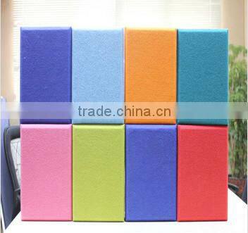 colorful fabric decorative fireproof acoustic wall panel