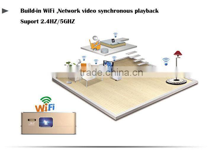 2015 Fashinable Portable Theater Wireless Outdoor Camping Dlp Link 3d Home Theater 4K full hd 3d led projector