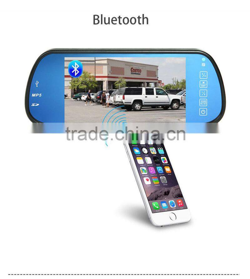 Car Mirror Parking Sensor with Wide Rear View