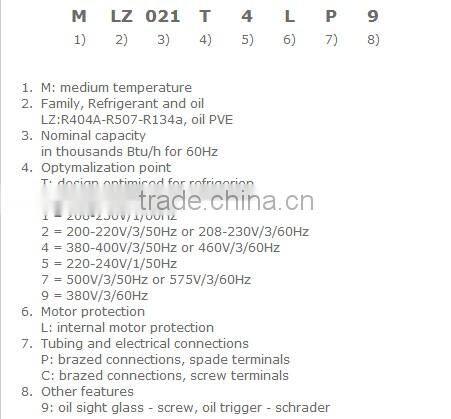 Danfoss Maneurop Compressor for sale MLM048,used danfoss compressor